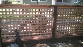 custom wood fence