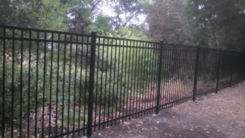 rod iron fence